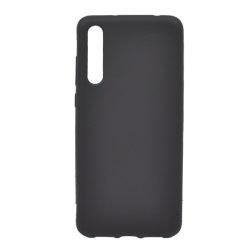 Szilikon telefonvédő (matt) FEKETE Huawei P20 Pro