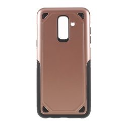   Defender műanyag telefonvédő (közepesen ütésálló, szilikon belső, ultravékony) ROZÉARANY Samsung Galaxy A6+ (2018) SM-A605F