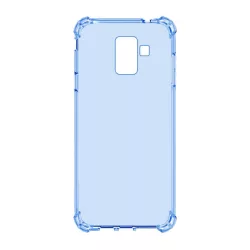   Szilikon telefonvédő (közepesen ütésálló, légpárnás sarok) KÉK Samsung Galaxy A6 (2018) SM-A600F