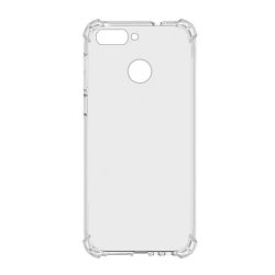   Szilikon telefonvédő (közepesen ütésálló, légpárnás sarok) ÁTLÁTSZÓ Huawei P Smart (2018)