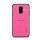 MOFI HONOR műanyag telefonvédő (szilikon keret, bőr hatású hátlap, fonott minta) MAGENTA Samsung Galaxy A6 (2018) SM-A600F