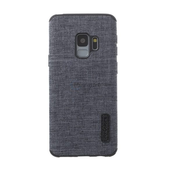 Szilikon telefonvédő (textil bevonat) SZÜRKE Samsung Galaxy S9 (SM-G960)