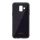 Műanyag telefonvédő (közepesen ütésálló, üveg hátlap) FEKETE Samsung Galaxy A6 (2018) SM-A600F