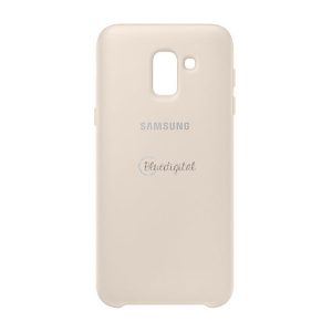 SAMSUNG műanyag telefonvédő (dupla rétegű, gumírozott) ARANY Samsung Galaxy J6 (2018) SM-J600F