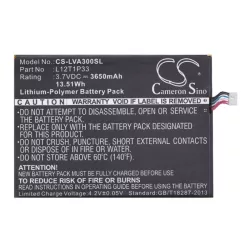   CAMERON SINO Li-Polymer akku (3.7V/3650mAh, Lenovo L12D1P31 kompatibilis) FEKETE Vodafone Smart Tab III 7, Lenovo IdeaTab A3000 (59-386525) , Lenovo IdeaTab A3300 (A7-30)