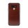 MOFI műanyag telefonvédő (szilikon keret, bőr hatású hátlap) SÖTÉTBARNA Samsung Galaxy Note 9 (SM-N960F)