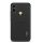 MOFI HONOR műanyag telefonvédő (szilikon keret, bőr hatású hátlap, fonott minta) FEKETE Xiaomi Mi 8 SE