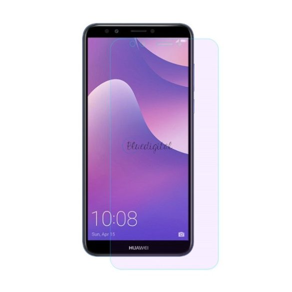 ENKAY képernyővédő üveg (2.5D lekerekített szél, kék fény elleni védelem, 0.26mm, 9H) ÁTLÁTSZÓ Huawei Y7 Prime 2018 (Y7 2018)