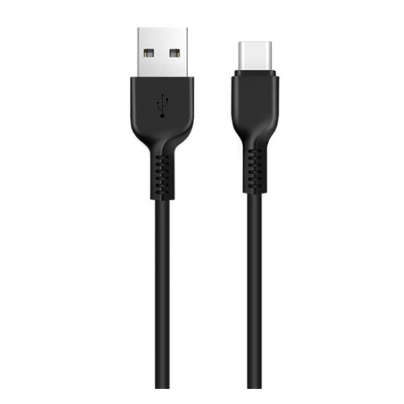 HOCO X20 adatkábel (USB - Type-C, gyorstöltő, 200cm, törésgátló) FEKETE 