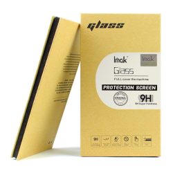   IMAK képernyővédő üveg (2.5D lekerekített szél, karcálló, 9H) FEKETE Samsung Galaxy J6 (2018) SM-J600F