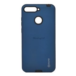   ROAR RICO ARMOR szilikon telefonvédő (közepesen ütésálló, műanyag hátlap, matt) SÖTÉTKÉK Huawei Y6 Prime (2018)