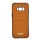 Szilikon telefonvédő (ultravékony, közepesen ütésálló, bőr hatású) BARNA Samsung Galaxy S8 (SM-G950)