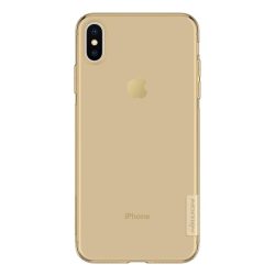   NILLKIN NATURE szilikon telefonvédő (0.6 mm, ultravékony) ARANYBARNA Apple iPhone XS Max 6.5