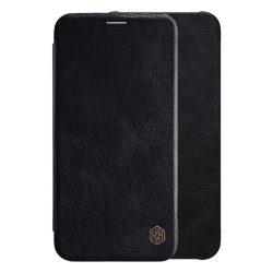   NILLKIN QIN tok álló, bőr hatású (FLIP, oldalra nyíló, bankkártya tartó) FEKETE Apple iPhone XS Max 6.5