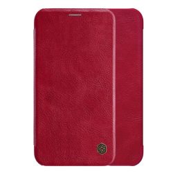   NILLKIN QIN tok álló, bőr hatású (FLIP, oldalra nyíló, bankkártya tartó) PIROS Apple iPhone XS Max 6.5