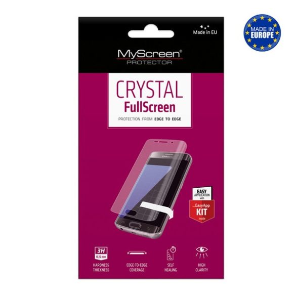 MYSCREEN CRYSTAL FULLSCREEN képernyővédő fólia (öntapadó PET, nem visszaszedhető, 0.15mm, 3H) ÁTLÁTSZÓ Apple iPhone XR 6.1, Apple iPhone 11