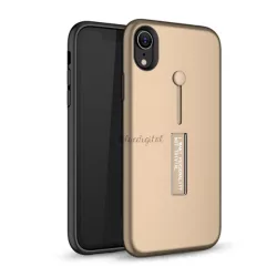   Műanyag telefonvédő (gumírozott, ujjra húzható szilikon) ARANY Apple iPhone XS Max 6.5