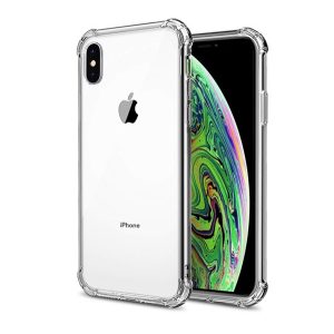 Szilikon telefonvédő (közepesen ütésálló, légpárnás sarok) ÁTLÁTSZÓ Apple iPhone XS Max 6.5