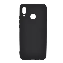Szilikon telefonvédő (matt) FEKETE Huawei Nova 3