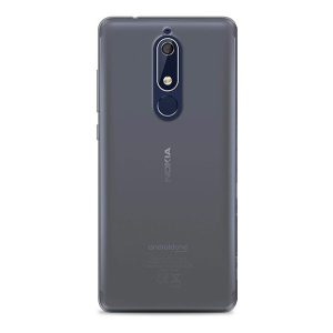 Szilikon telefonvédő (ultravékony) ÁTLÁTSZÓ Nokia 5.1