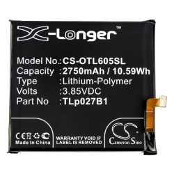   CAMERON SINO Akku 2750mAh LI-Polymer (CAC2710006C1/TLp027A1/TLp027B1 kompatibilis) Alcatel Idol 5 (OT-6058D)