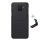 NILLKIN SUPER FROSTED műanyag telefonvédő (gumírozott, érdes felület + asztali tartó) FEKETE Samsung Galaxy J6 (2018) SM-J600F