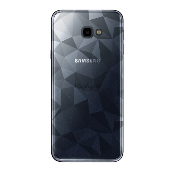 Szilikon telefonvédő (3D, gyémánt minta) ÁTLÁTSZÓ Samsung Galaxy J4 Plus (SM-J415F)