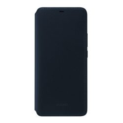  HUAWEI tok álló, bőr hatású (FLIP, oldalra nyíló, bankkártya tartó) SÖTÉTKÉK Huawei Mate 20 Pro