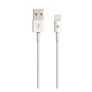 DEVIA SMART adatkábel (USB - lightning, 200cm) FEHÉR 