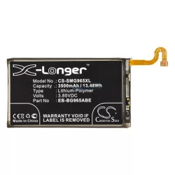  CAMERON SINO Li-Polymer akku (3.85V/3500mAh, Samsung EB-BG965ABA kompatibilis) FEKETE Samsung Galaxy S9 Plus (SM-G965)