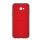 Műanyag telefonvédő (közepesen ütésálló, üveg hátlap) PIROS Samsung Galaxy J4 Plus (SM-J415F)