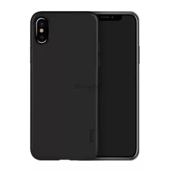   HOCO THIN műanyag telefonvédő (0.45mm, ultravékony) FEKETE Apple iPhone XS Max 6.5