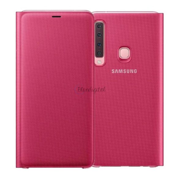 SAMSUNG tok álló (aktív FLIP, oldalra nyíló, bankkártya tartó) RÓZSASZÍN Samsung Galaxy A9 (2018) SM-A920