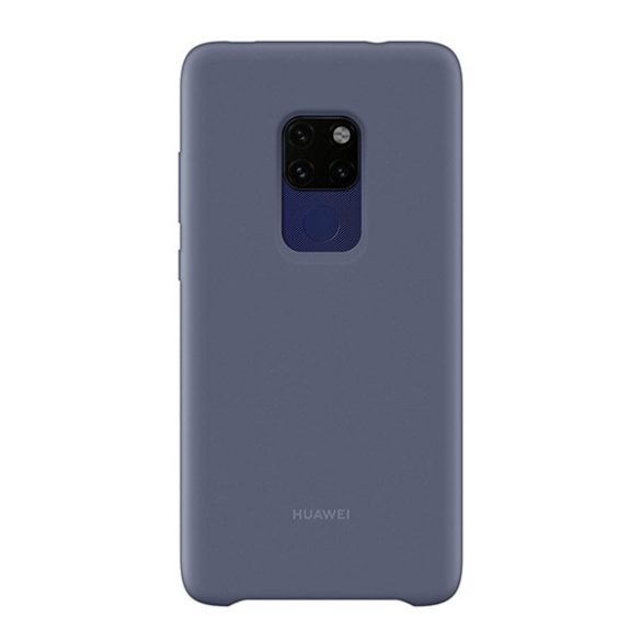 HUAWEI szilikon telefonvédő (beépített fémlemez, gumírozott) VILÁGOSKÉK Huawei Mate 20