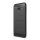 Szilikon telefonvédő (közepesen ütésálló, légpárnás sarok, szálcsiszolt, karbon minta) FEKETE Samsung Galaxy J4 Plus (SM-J415F)