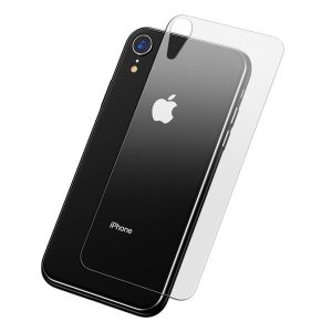 Képernyővédő üveg (csak hátsó, karcálló, NEM íves, 9H) ÁTLÁTSZÓ Apple iPhone XR 6.1, Apple iPhone 11