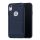Szilikon telefonvédő (közepesen ütésálló, karbon minta, logó kivágás) SÖTÉTKÉK Apple iPhone XR 6.1