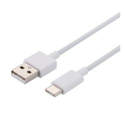   XIAOMI adatkábel (USB - Type-C, 3A, gyorstöltő, 100cm) FEHÉR