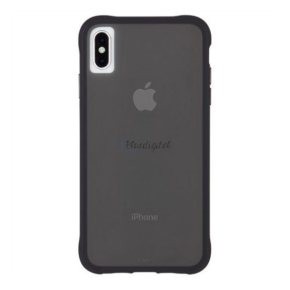 CASE-MATE TOUGH műanyag telefonvédő (szilikon belső, közepesen ütésálló) FEKETE Apple iPhone XS Max 6.5