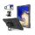 Defender műanyag telefonvédő (közepesen ütésálló, kitámasztó, 360°-ban forgatható + kézpánt, vállpánt) FEKETE Samsung Galaxy Tab S4 10.5 WIFI (SM-T830), Samsung Galaxy Tab S4 10.5 LTE