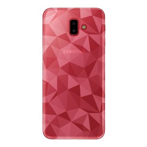 Szilikon telefonvédő (3D, gyémánt minta) ÁTLÁTSZÓ Samsung Galaxy J6 Plus (SM-J610F)