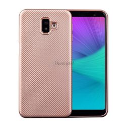   Szilikon telefonvédő (karbon minta) ROZÉARANY Samsung Galaxy J6 Plus (SM-J610F)