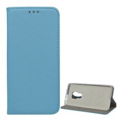   Tok álló, bőr hatású (FLIP, oldalra nyíló, asztali tartó funkció, rombusz minta) VILÁGOSKÉK Huawei Mate 20