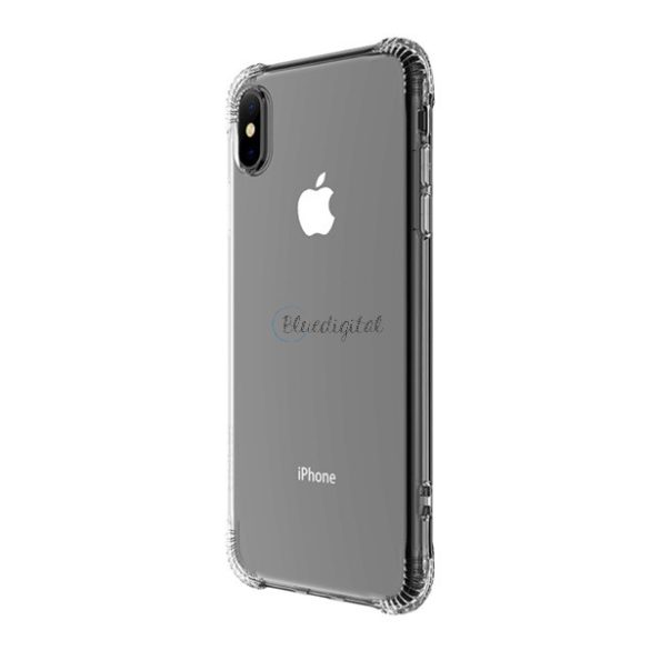 HOCO ARMOR szilikon telefonvédő (közepesen ütésálló, légpárnás sarok, átlátszó hátlap) ÁTLÁTSZÓ Apple iPhone XS 5.8, Apple iPhone X 5.8