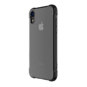 HOCO ARMOR szilikon telefonvédő (közepesen ütésálló, légpárnás sarok, átlátszó hátlap) SZÜRKE Apple iPhone XR 6.1