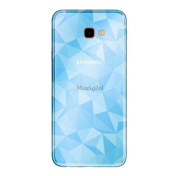 Szilikon telefonvédő (3D, gyémánt minta) VILÁGOSKÉK Samsung Galaxy J4 Plus (SM-J415F)