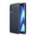 Szilikon telefonvédő (közepesen ütésálló, bőr hatású, varrás minta) SÖTÉTKÉK Samsung Galaxy A7 (2018) SM-A750F