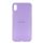 Műanyag telefonvédő (matt, ultravékony) LILA Apple iPhone XS Max 6.5