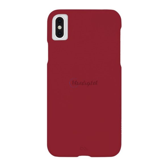 CASE-MATE BARELY THERE műanyag telefonvédő (ultrakönnyű) BORDÓ Apple iPhone XS 5.8, Apple iPhone X 5.8