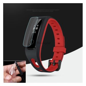 Kijelzővédő fólia (TPU, NEM íves) ÁTLÁTSZÓ Honor Band 4 Running Edition, Huawei Band 4 Running Edition